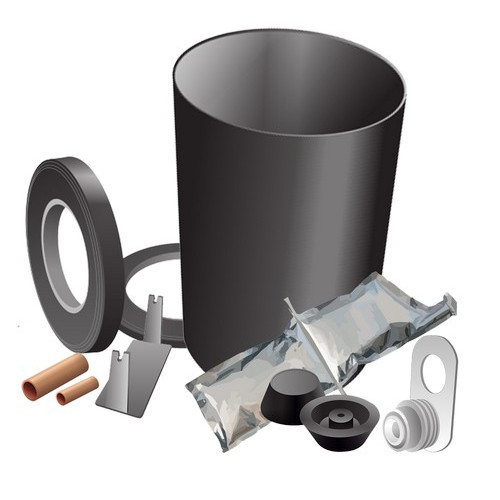 Комплект изоляции стыков в полиэтиленовой оболочке КЗС(т) 57х140х500 мм ГОСТ 30732-2020