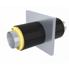 Опора неподвижная укороченная вариант А ППУ ПЭ тип 1 Ст3сп 26,8х2,5х255х16х1500 мм ГОСТ 3262-75