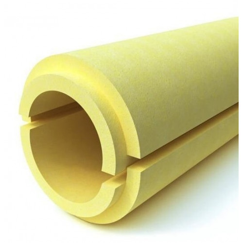 Скорлупа ППУ стеклотканевая для прямых участков 1020х70 мм в Омске
