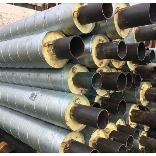 Труба в ППУ изоляции стальная в полиэтиленовой оболочке бандажированная тип 1 Ст20 89х3,5х160х3х32,5 мм ГОСТ 10704-91